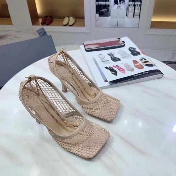 sandals spring and summer leather mesh high heel shallow mouth stiletto flat toe hollow metal chain women's single shoes, Black
sandals spring and summer leather mesh high heel shallow mouth stiletto flat toe hollow metal chain women's single shoes, Black
