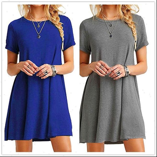 4xl plus size women dress fashion summer short sleeve o neck black blue dresses loose dress woman large size cotton dress, Black;gray
4xl plus size women dress fashion summer short sleeve o neck black blue dresses loose dress woman large size cotton dress, Black;gray