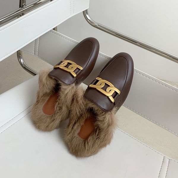 womens genuine leather warm plush slip-on flats slides casual chain decoration mules autumn winter leisure daily shoes womendress shoes, Black
womens genuine leather warm plush slip-on flats slides casual chain decoration mules autumn winter leisure daily shoes womendress shoes, Black