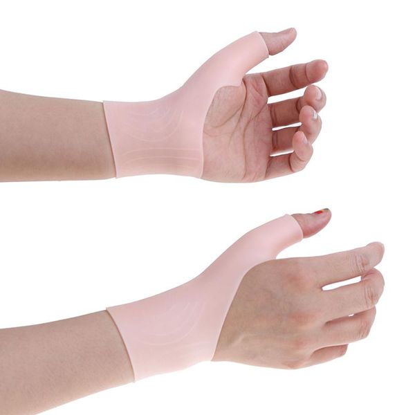 silicone gel wrist thumb support braces for right & left hand relief pain for carpal tunnel rheumatism tendonitis yoga 1pair, Black;red
silicone gel wrist thumb support braces for right & left hand relief pain for carpal tunnel rheumatism tendonitis yoga 1pair, Black;red