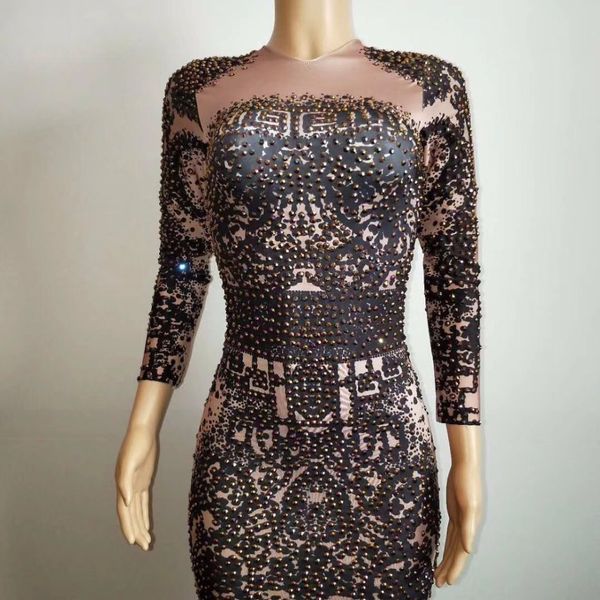women sparkly rhinestones black feather long dress glisten full stones big tail dress costume prom birthday celebrate dress, Black;red
women sparkly rhinestones black feather long dress glisten full stones big tail dress costume prom birthday celebrate dress, Black;red