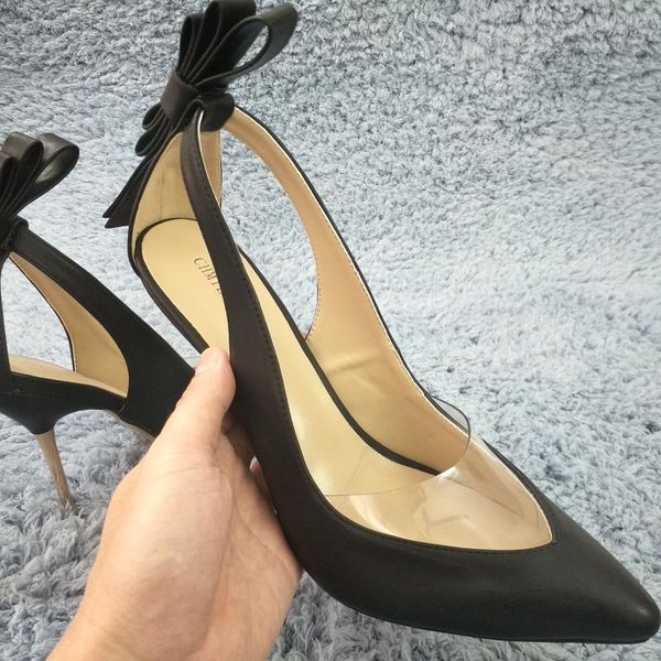 dress shoes black leather pumps high heel party women spring autumn pointed toe bowing stiletto 11cm heels
dress shoes black leather pumps high heel party women spring autumn pointed toe bowing stiletto 11cm heels