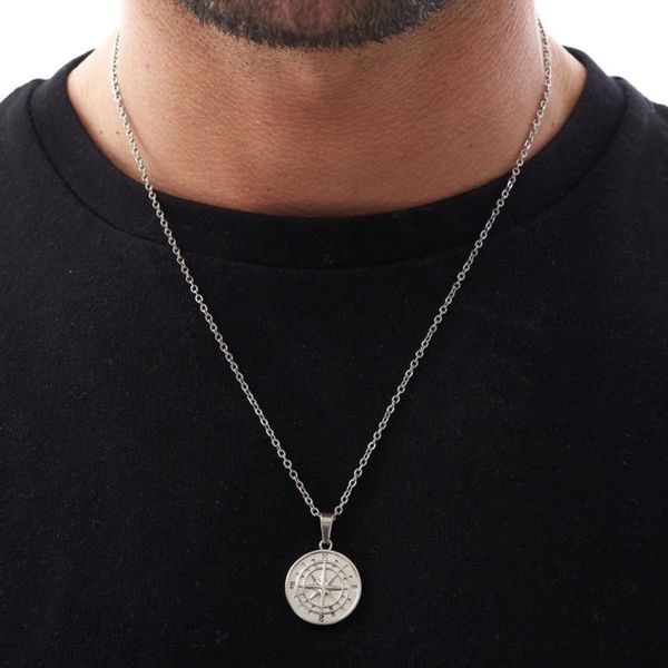 stainless steel compass hip hop pendant necklace accessories net red men's and women's, Black
stainless steel compass hip hop pendant necklace accessories net red men's and women's, Black