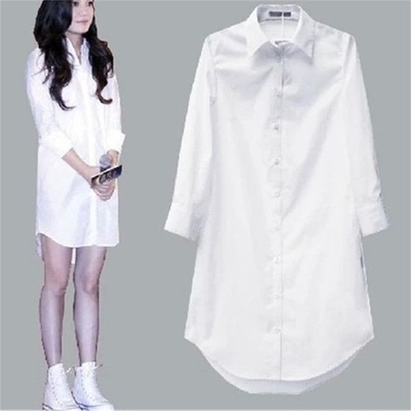white collar shirt women chemise blanche femme oversize long sleeve blouse casual autumn korean button up blusas 220307
white collar shirt women chemise blanche femme oversize long sleeve blouse casual autumn korean button up blusas 220307
