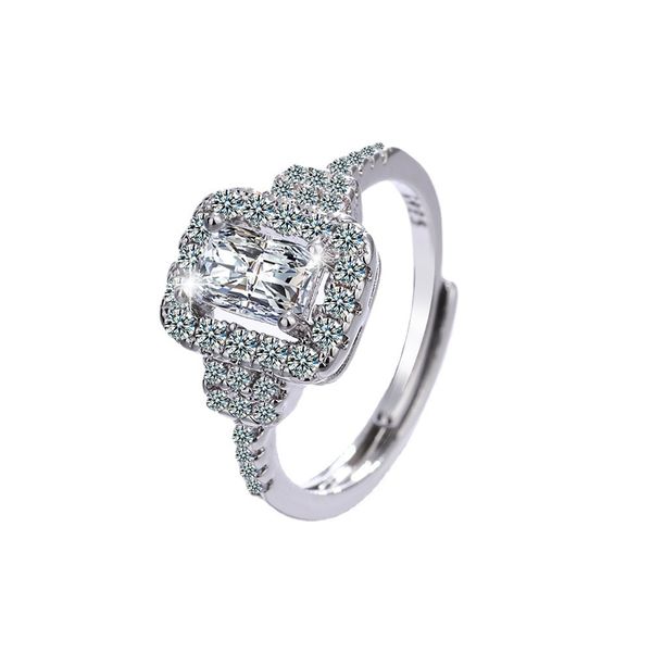 jz405 luxury 925 silver ring women double layers influx lines diamonds simple rings adjustable wholesale factory direct, Slivery;golden
jz405 luxury 925 silver ring women double layers influx lines diamonds simple rings adjustable wholesale factory direct, Slivery;golden
