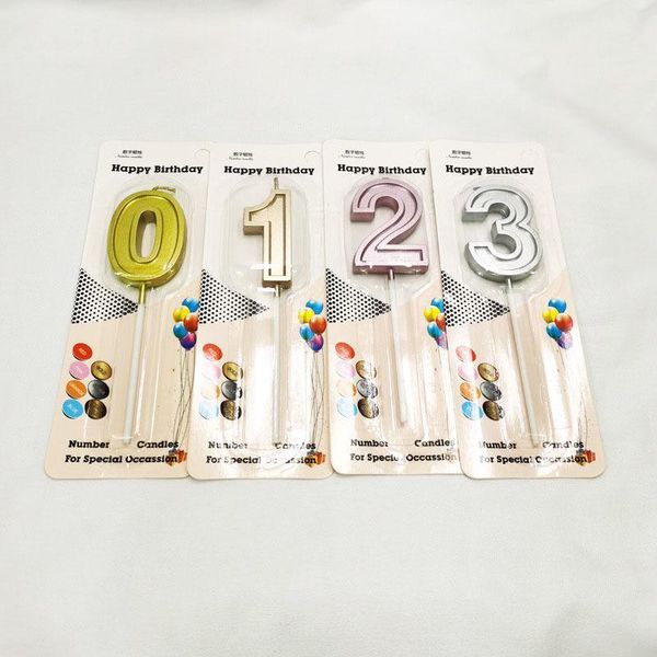other festive & party supplies cake cupcake candle ers 0-9 number decoration kids princess/ prince birthday bar candles girl wedding