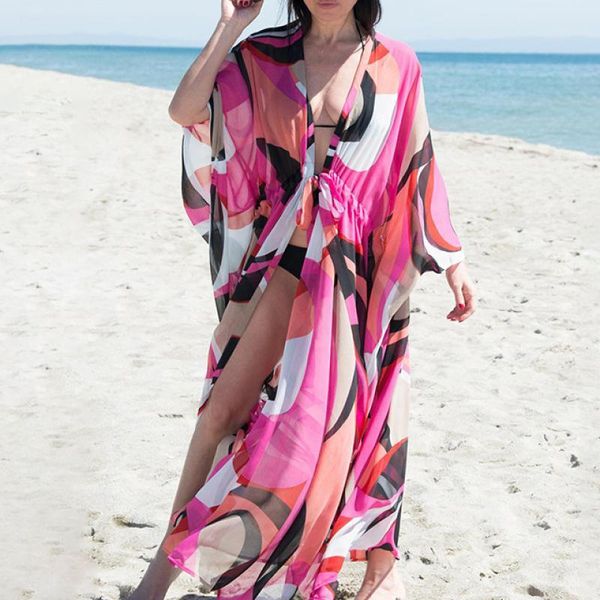 women's swimwear fashion polyester swimming cover up loose printed sun protection swimsuit beach dress woman for summer water bikini ca, White;black
women's swimwear fashion polyester swimming cover up loose printed sun protection swimsuit beach dress woman for summer water bikini ca, White;black