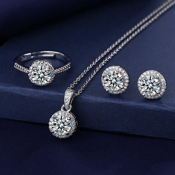 solitaire lab diamond jewelry set 925 sterling silver party wedding rings earrings necklace for women bridal moissanite jewelry, Slivery;golden
solitaire lab diamond jewelry set 925 sterling silver party wedding rings earrings necklace for women bridal moissanite jewelry, Slivery;golden