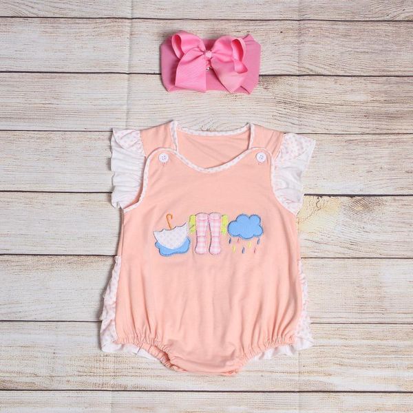 jumpsuits summer girls clothes orange sleeveless dot print lace umbrella rain boots embroidered pattern toddler baby rompers, Blue
jumpsuits summer girls clothes orange sleeveless dot print lace umbrella rain boots embroidered pattern toddler baby rompers, Blue