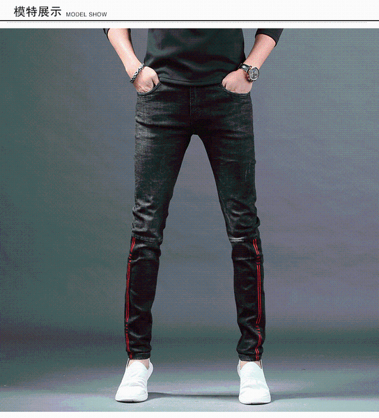 men's jeans sw03131 fashion 2021 runway european design party style clothing, Blue
men's jeans sw03131 fashion 2021 runway european design party style clothing, Blue