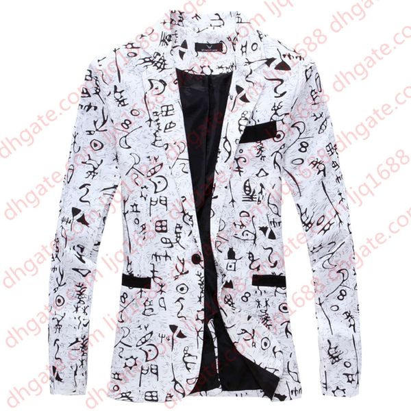 2019 linen men clothing luxury mens blazer print jacket stylish fancy floral males suits blazers, White;black
2019 linen men clothing luxury mens blazer print jacket stylish fancy floral males suits blazers, White;black