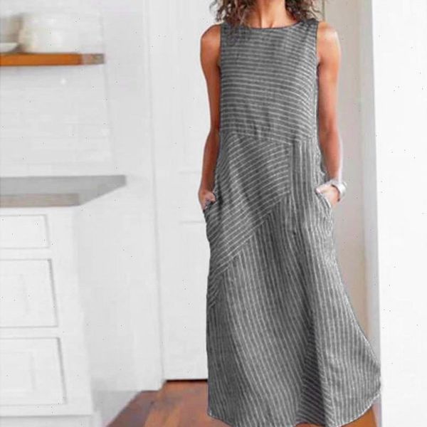 women cotton line tank boho dress female ladies long maxi holiday beach dress fashion loose sundress sleeveless plus size 5%, Black;gray
women cotton line tank boho dress female ladies long maxi holiday beach dress fashion loose sundress sleeveless plus size 5%, Black;gray