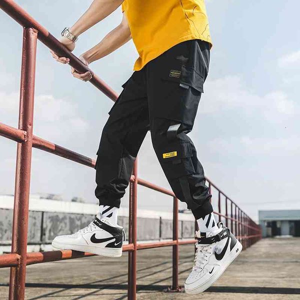 men's pants cargo streetwear oversized man harem multi-pocket ribbons fashion sweatpants casual male s-5xl 8yc3, Black
men's pants cargo streetwear oversized man harem multi-pocket ribbons fashion sweatpants casual male s-5xl 8yc3, Black
