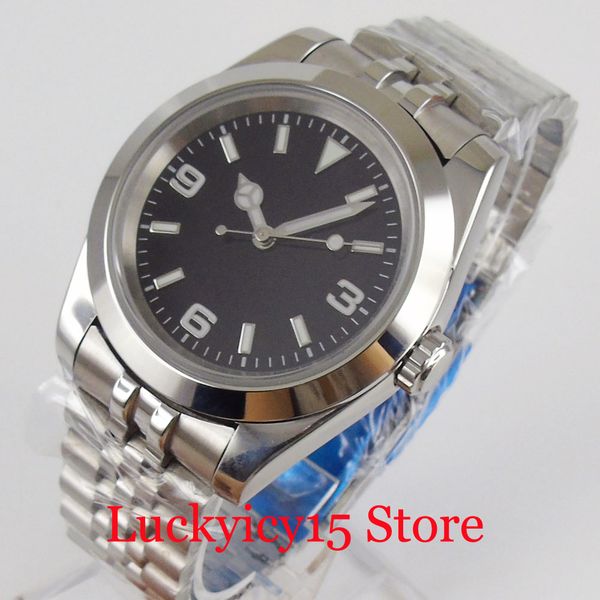 stainless steel men watch polished 39mm case miyota movement jubilee band no dial wristwatch, Slivery;brown
stainless steel men watch polished 39mm case miyota movement jubilee band no dial wristwatch, Slivery;brown