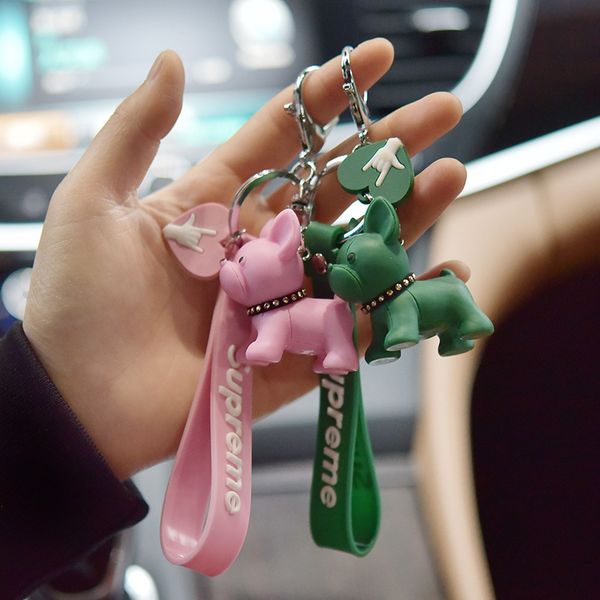 2021 fashion keychain new chai dog, leather rope, key chain, dog fighting pendant, rivet, bulldog doll machine, lovers schoolbag jewelry, Silver
2021 fashion keychain new chai dog, leather rope, key chain, dog fighting pendant, rivet, bulldog doll machine, lovers schoolbag jewelry, Silver