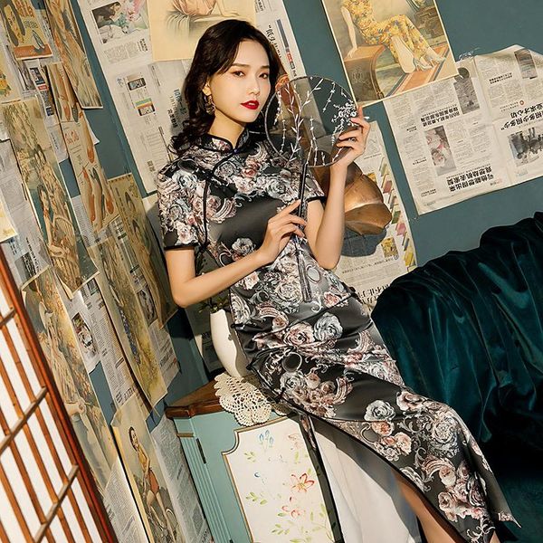 ethnic clothing chinese style floral print traditional cheongsam women high split bodycon qipao dress s l xl 2xl 3xl 4xl, Red
ethnic clothing chinese style floral print traditional cheongsam women high split bodycon qipao dress s l xl 2xl 3xl 4xl, Red