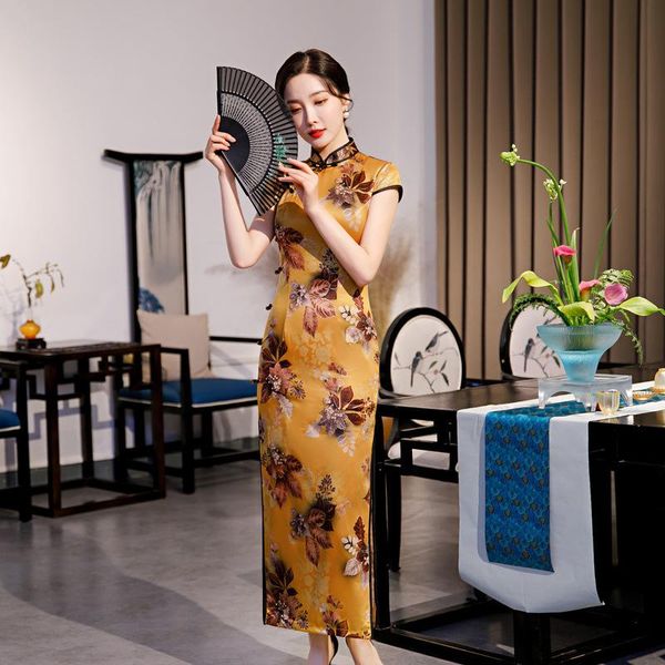 ethnic clothing velvet spring women cheongsam plus size 4xl embroidery print floral qipao evening party dress vintage slim vestidos, Red
ethnic clothing velvet spring women cheongsam plus size 4xl embroidery print floral qipao evening party dress vintage slim vestidos, Red