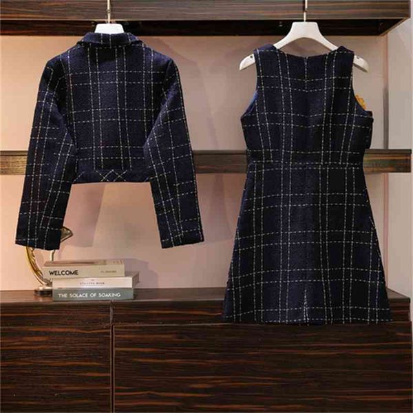 two piece dress women's plaid set, tweed suit, a-cut, l-5xl, 2pcs, autumn, 2021, White
two piece dress women's plaid set, tweed suit, a-cut, l-5xl, 2pcs, autumn, 2021, White