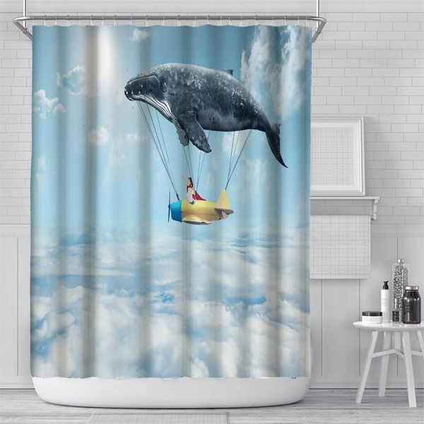 shower curtains modern nordic style flying whale marine life sky castle beautiful waterproof bathroom layout home decoration
shower curtains modern nordic style flying whale marine life sky castle beautiful waterproof bathroom layout home decoration