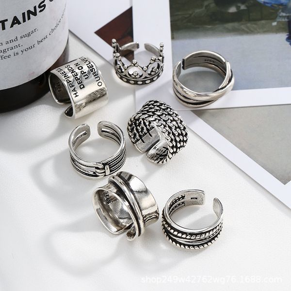 ring korean east gate women's multi-layer winding irregular line with adjustable opening, Silver
ring korean east gate women's multi-layer winding irregular line with adjustable opening, Silver