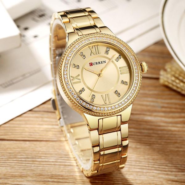 wristwatches curren women watch 2022 diamond dress gold ladies watches waterproof stainless steel clock relogio feminino, Slivery;brown
wristwatches curren women watch 2022 diamond dress gold ladies watches waterproof stainless steel clock relogio feminino, Slivery;brown
