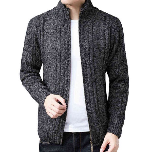 2021 cardigan men sweaters winter thick warm knitted sweater male overcoat jacket causal 's clothin, White;black
2021 cardigan men sweaters winter thick warm knitted sweater male overcoat jacket causal 's clothin, White;black