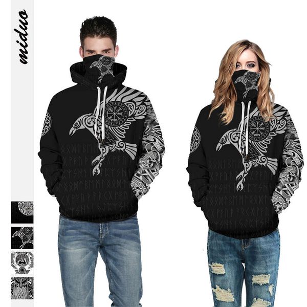 american fashion brand digital printing couple hooded sweater loose fall/winter pullover, Black
american fashion brand digital printing couple hooded sweater loose fall/winter pullover, Black