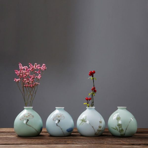 vases hand-painted small vase ceramic mini home decoration celadon hydroponic flower creative insert container
vases hand-painted small vase ceramic mini home decoration celadon hydroponic flower creative insert container