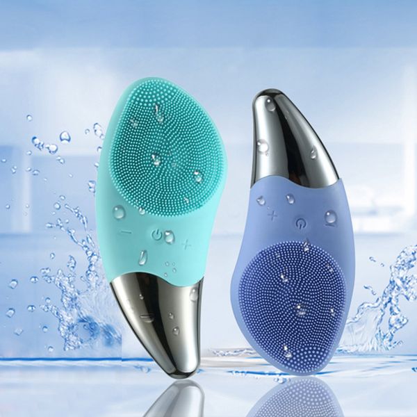facial cleansing brush sonic vibration massager electric silicone pore cleaner face scrub washing brush makeup tool
facial cleansing brush sonic vibration massager electric silicone pore cleaner face scrub washing brush makeup tool