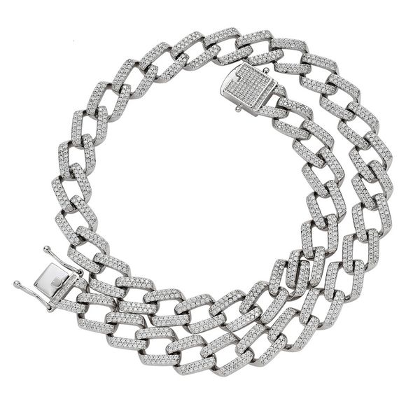 fashion europe america style bar diamond miami cuba chain 14mm full zircon men's hip hop necklace, Black
fashion europe america style bar diamond miami cuba chain 14mm full zircon men's hip hop necklace, Black
