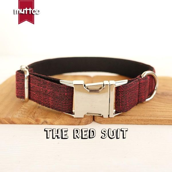 dog collars & leashes muttco retailing handsome handmade collar the red suit unique design 5 sizes udc006
dog collars & leashes muttco retailing handsome handmade collar the red suit unique design 5 sizes udc006