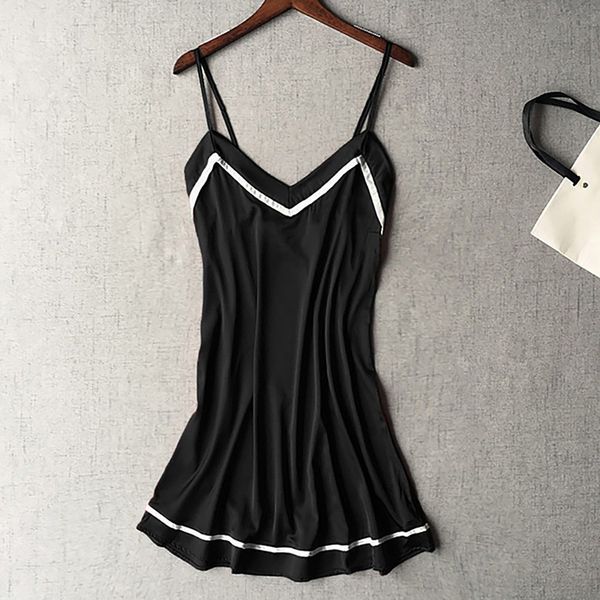 women braces nightgowns women satin sleepwear soft breathable pajamas dress sleeveless nightdress pajamas female, Black;gray
women braces nightgowns women satin sleepwear soft breathable pajamas dress sleeveless nightdress pajamas female, Black;gray