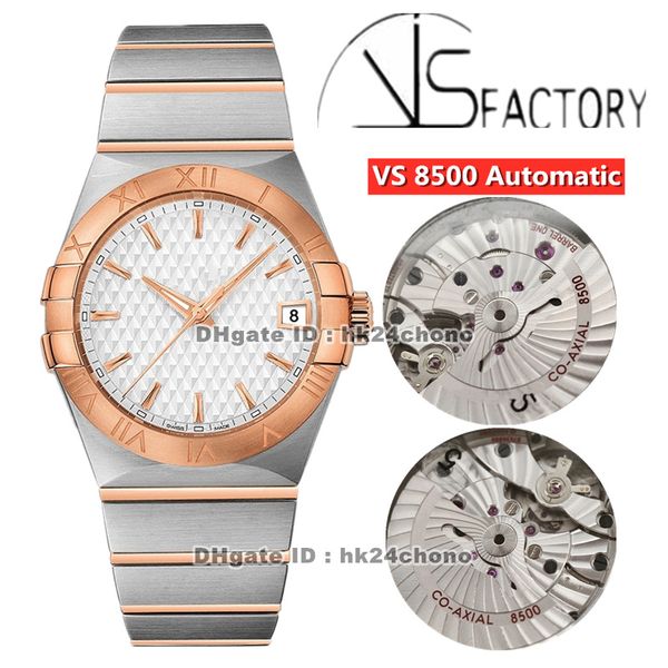 2021 vs 38mm stainless steel cal.8500 automatic mens watch 123.20.38.21.02.008 white dial rose gold steel two-tone bracelet gents watche, Slivery;brown
2021 vs 38mm stainless steel cal.8500 automatic mens watch 123.20.38.21.02.008 white dial rose gold steel two-tone bracelet gents watche, Slivery;brown