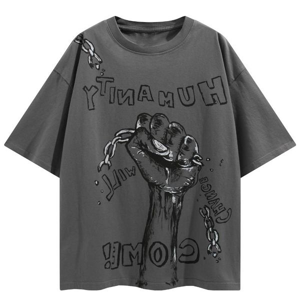 men's t-shirts harajuku hip hop streetwear tshirt mens powerful hand letter printed t shirt cotton 2021 summer short sleeve tees, White;black
men's t-shirts harajuku hip hop streetwear tshirt mens powerful hand letter printed t shirt cotton 2021 summer short sleeve tees, White;black