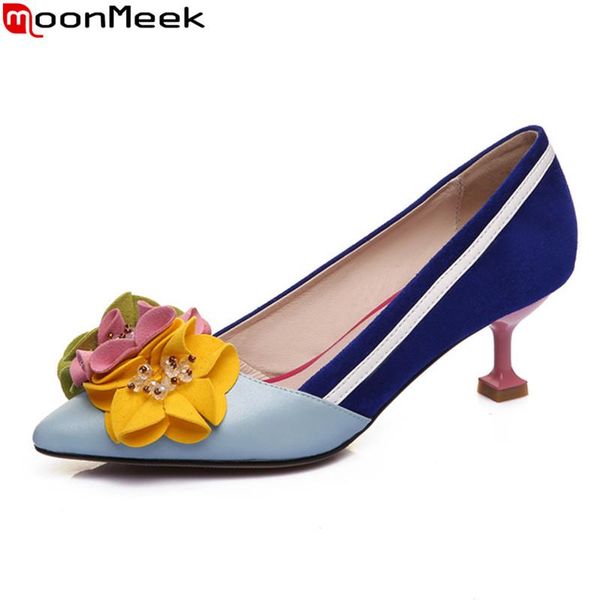 dress shoes moonmeek 2021 arrival high heels with flowers fashion elegant party wedding comfortable sheepskin women pumps, Black
dress shoes moonmeek 2021 arrival high heels with flowers fashion elegant party wedding comfortable sheepskin women pumps, Black
