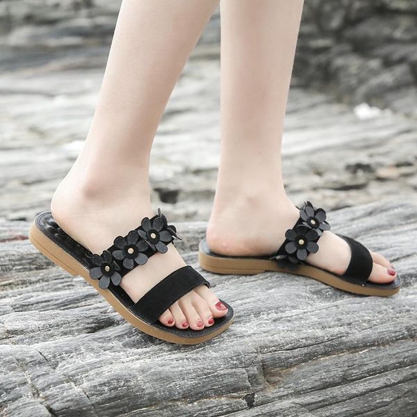 slippers flat-bottomed two-wear sandals women's summer outer wear fashionable all-match shoes, Black
slippers flat-bottomed two-wear sandals women's summer outer wear fashionable all-match shoes, Black
