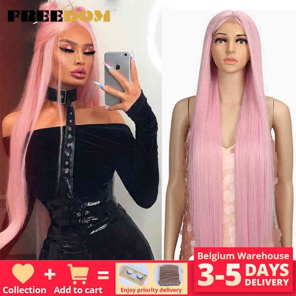 om 38 inch deep part long straight ombre pink cosplay s synthetic lace wigs for black women
om 38 inch deep part long straight ombre pink cosplay s synthetic lace wigs for black women