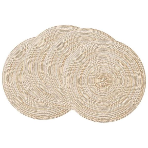 round braided placemats washable kitchen table placemats for home wedding party 36cm coffee color 4pcs
round braided placemats washable kitchen table placemats for home wedding party 36cm coffee color 4pcs