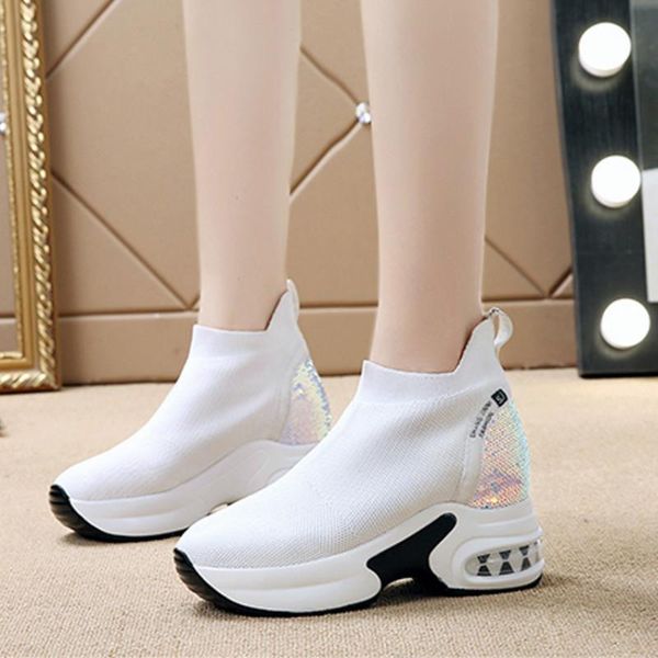 boots 2021 woman shoes ankle sock women 8cm heels spring elastics autumn platform sneakers wy578, Black
boots 2021 woman shoes ankle sock women 8cm heels spring elastics autumn platform sneakers wy578, Black