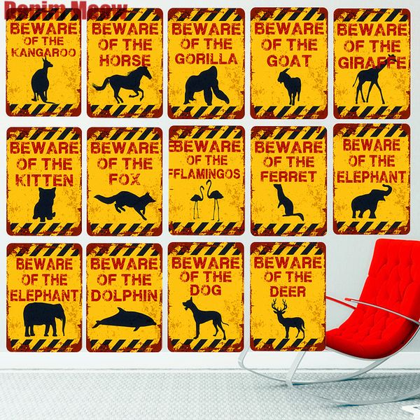 20x30cm beware of the dog vintage metal sign yard zoo farm animal decoration plate elephant ferret horse wall poster n268
20x30cm beware of the dog vintage metal sign yard zoo farm animal decoration plate elephant ferret horse wall poster n268