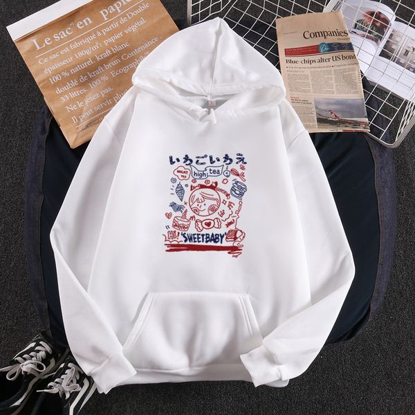 autumn and winter chinese fashion brand women's korean print trend loose casual hooded cartoon letter print hoodie for men and women, Black
autumn and winter chinese fashion brand women's korean print trend loose casual hooded cartoon letter print hoodie for men and women, Black