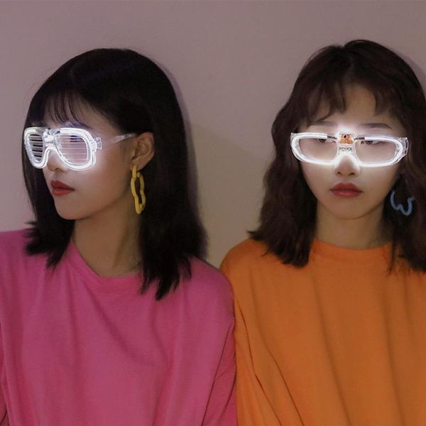 sunglasses colorful el luminous rectangle glasses led light up visor eyeglasses for bar ktv christmas birthday party year decorations, White;black
sunglasses colorful el luminous rectangle glasses led light up visor eyeglasses for bar ktv christmas birthday party year decorations, White;black