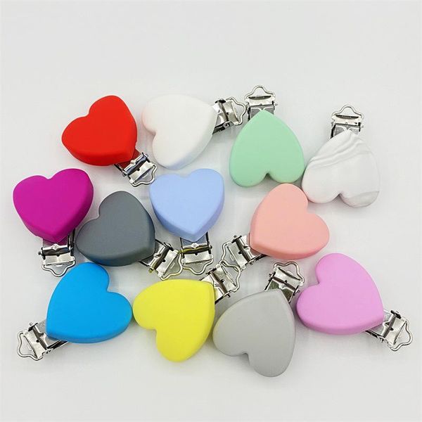 pacifiers# 10pcs/lot heart shaped silicone pacifier clips baby teething nipple holder bpa nursing chain accessories
pacifiers# 10pcs/lot heart shaped silicone pacifier clips baby teething nipple holder bpa nursing chain accessories