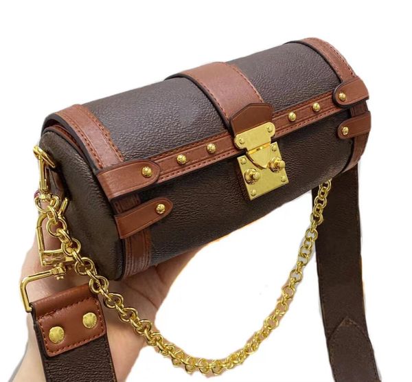 cylinder shoulder bag lock clamshell design designer leather print fashion semi-rigid handbag baguette diagonal body women's purse buck
cylinder shoulder bag lock clamshell design designer leather print fashion semi-rigid handbag baguette diagonal body women's purse buck