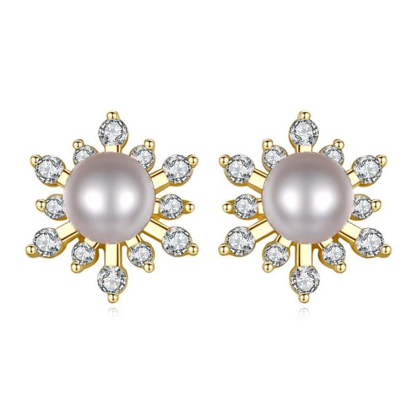 stud meibapj small 925 genuine silver natural freshwater pearl snowflake earrings fine wedding jewelry for women, Golden;silver
stud meibapj small 925 genuine silver natural freshwater pearl snowflake earrings fine wedding jewelry for women, Golden;silver
