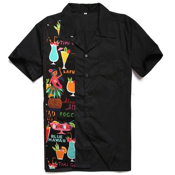 2021 new summer style retro dancing hula girl contrast hawaiian shirt men casual vintage rockabilly short sleeve chemise homme ocm7, White;black
2021 new summer style retro dancing hula girl contrast hawaiian shirt men casual vintage rockabilly short sleeve chemise homme ocm7, White;black