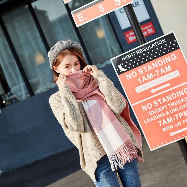 hats, scarves & gloves sets 2021 women's winter thick style imitation cashmere british lengge scarf warm tassel shawl, Blue;gray
hats, scarves & gloves sets 2021 women's winter thick style imitation cashmere british lengge scarf warm tassel shawl, Blue;gray