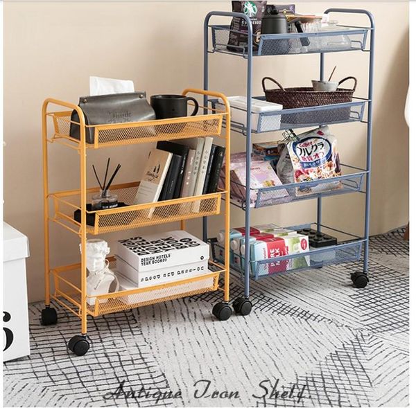 hooks & rails nordic wrought iron racks removable trolley floor table storage rack kitchen multi-layer classification
hooks & rails nordic wrought iron racks removable trolley floor table storage rack kitchen multi-layer classification