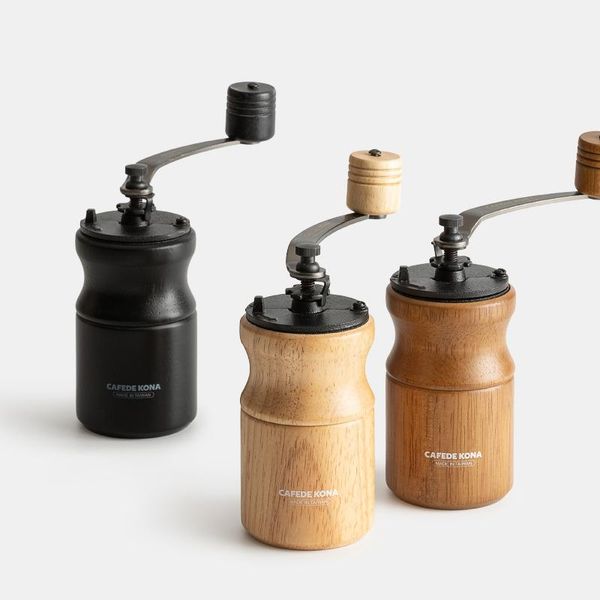 manual coffee grinders cafedekona grinder solid wood cast steel iron burrs hand beans mill capacity 20g
manual coffee grinders cafedekona grinder solid wood cast steel iron burrs hand beans mill capacity 20g