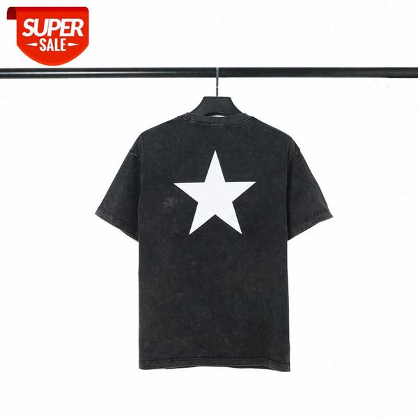 street brand fog washing water five-pointed star print couple short-sleeved t-shirt #vs91, White;black
street brand fog washing water five-pointed star print couple short-sleeved t-shirt #vs91, White;black